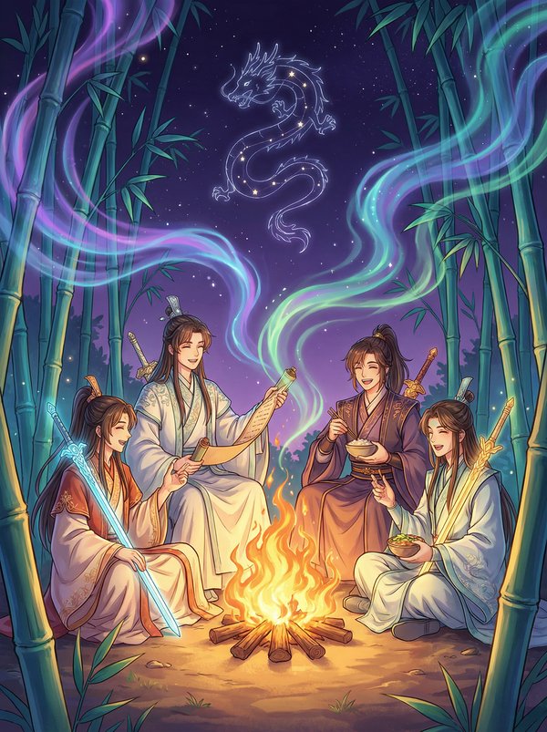 黄色仓库-竹林夜话